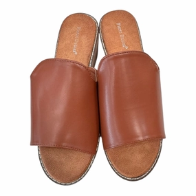 Sandals Heels Platform By Pierre Dumas In Brown, Size:10 Sidewalk Ready