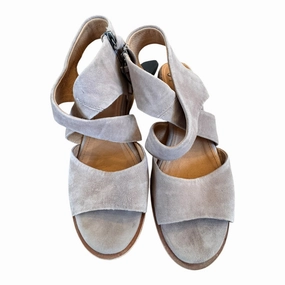 Sandals Heels Wedge By Sofft In Tan, Size:8.5 Chill Gear Street Essentials