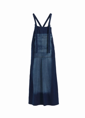 Summer Ready Timeless Layer SPOTTED DENIM SALOPETTE SKIRT