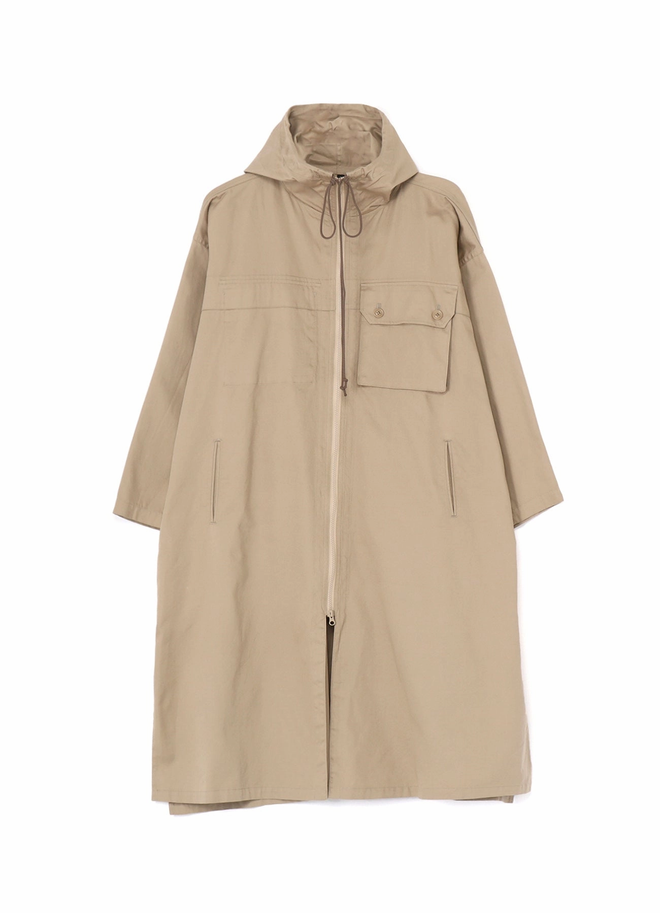 [Y's BORN PRODUCT] COTTON TWILL HOODED COAT Subtle Edge Casual Edge