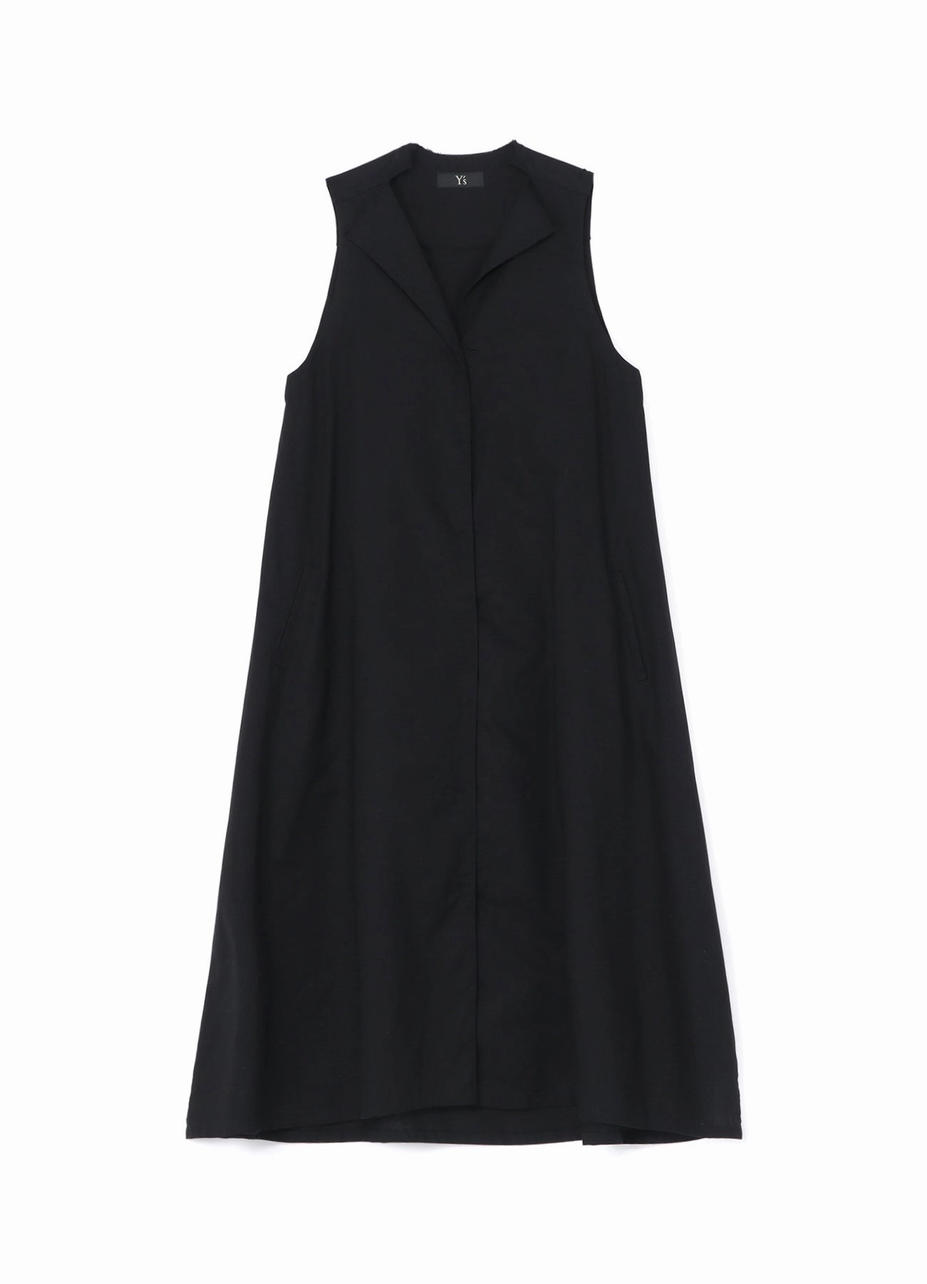 Gentle Motion [Y's BORN PRODUCT] THIN COTTON TWILL SLEEVELESS DRESS