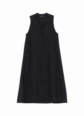 Gentle Motion [Y's BORN PRODUCT] THIN COTTON TWILL SLEEVELESS DRESS