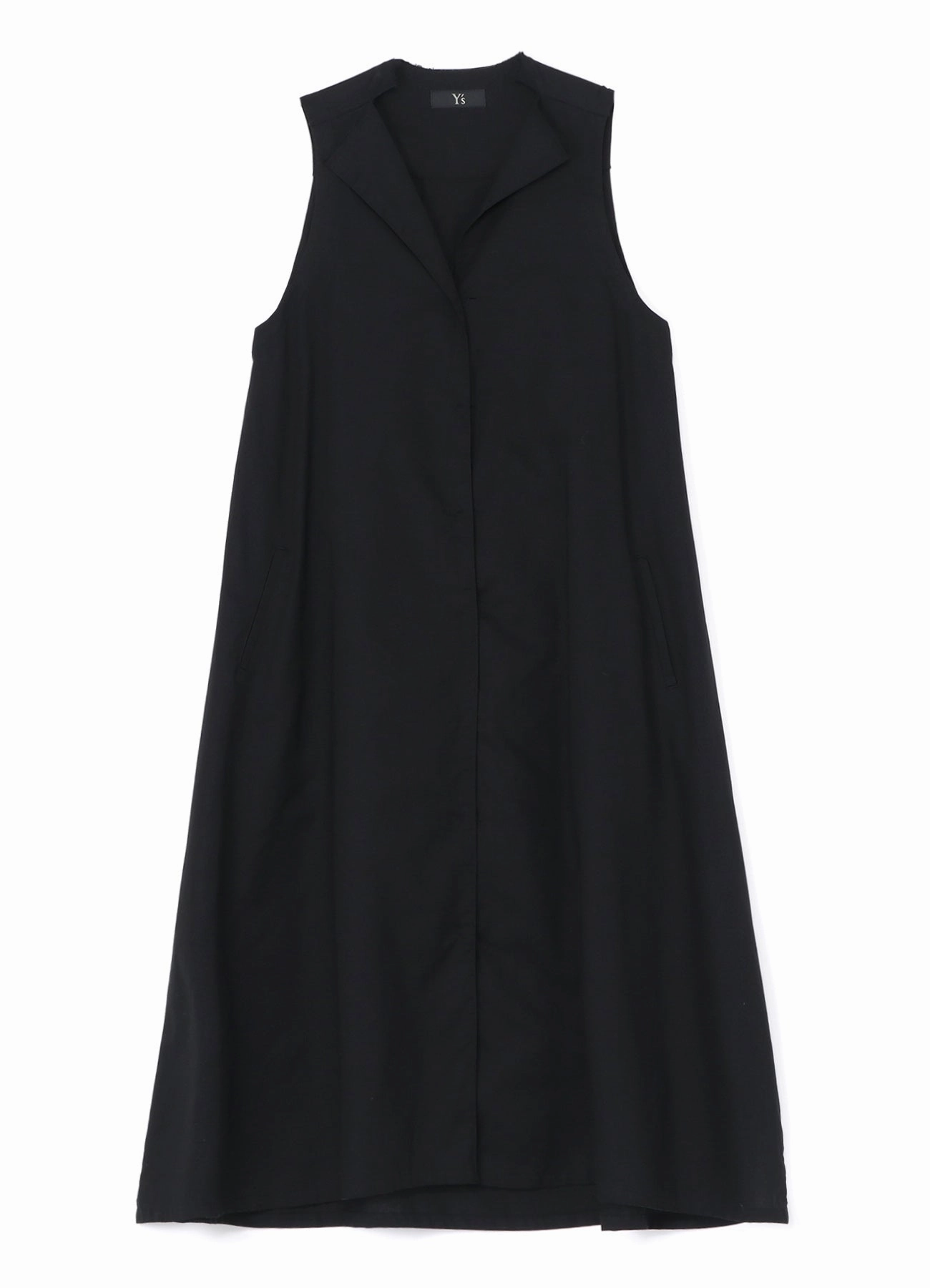 [Y's BORN PRODUCT] THIN COTTON TWILL SLEEVELESS DRESS Art Soul Romance Soul