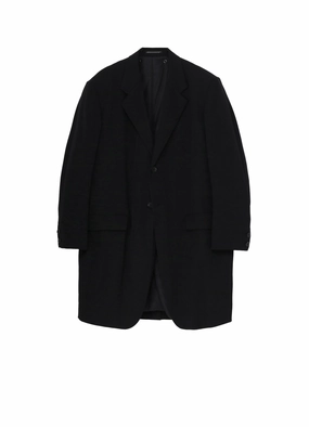 Packable Feature WOOL GABARDINE REVERSIBLE JACKET WITH NYLON LINER