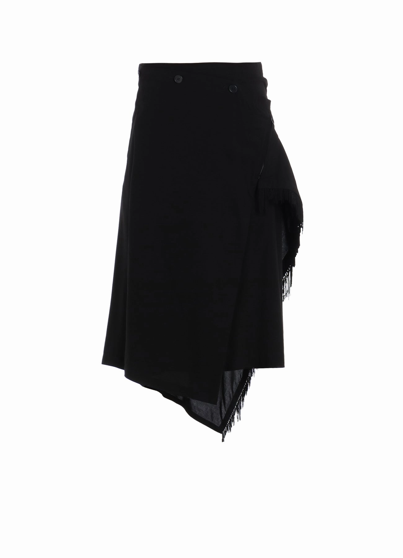 RAYON LAWN FRINGE WRAP SKIRT Flower Soft Comfortable Layering