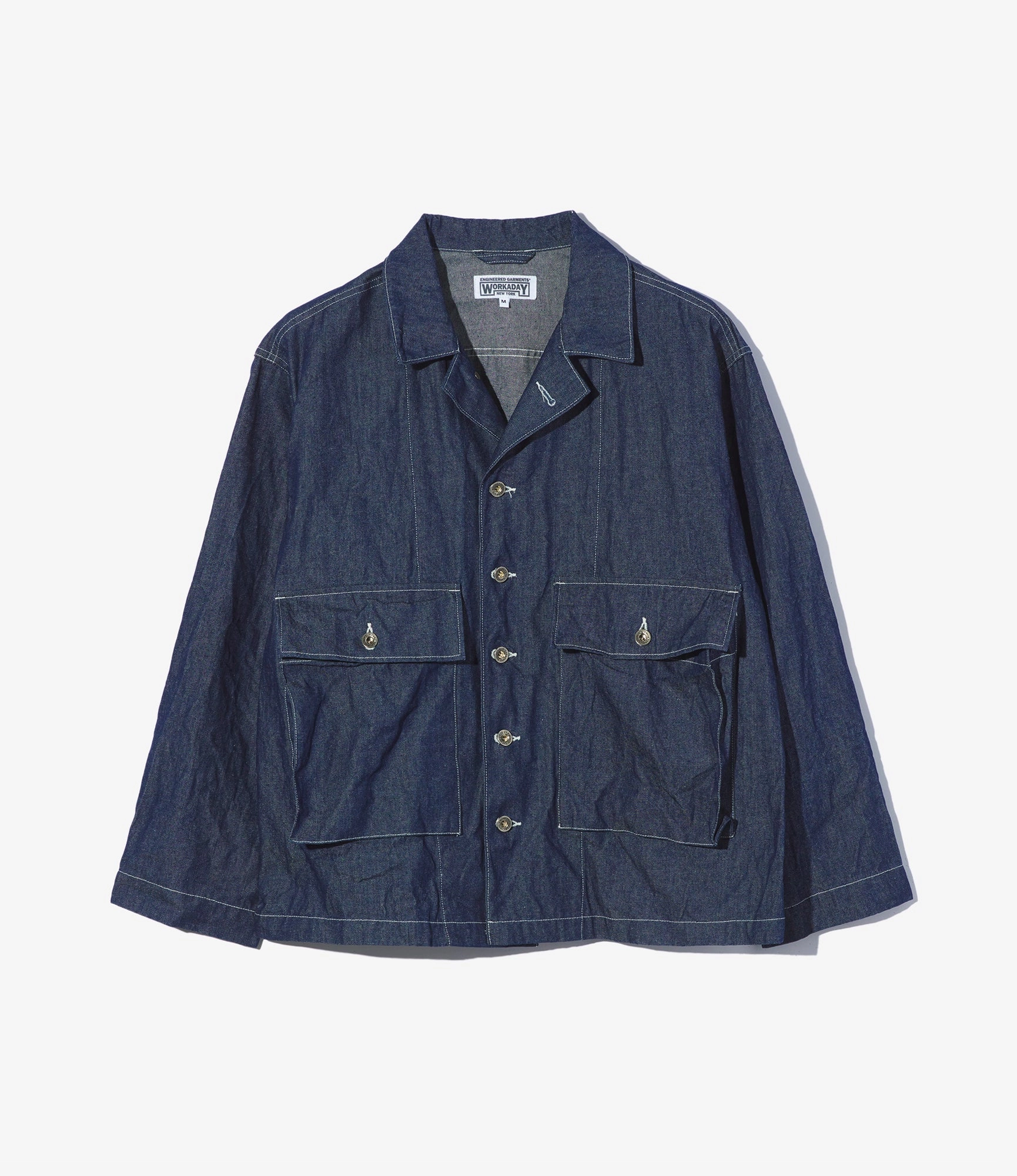 Sea Bees Jacket ?C?Indigo Industrial 8oz Denim Hearing-aid Smart Layer