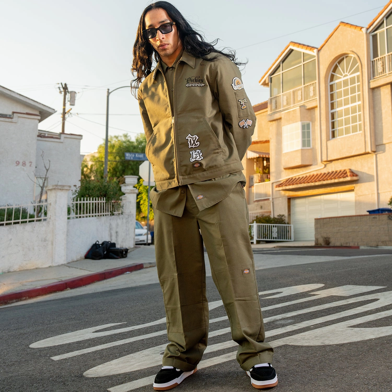 Loose Fit Double Knee Work Pant - Mens Chic Appeal LowProfileTopstitching