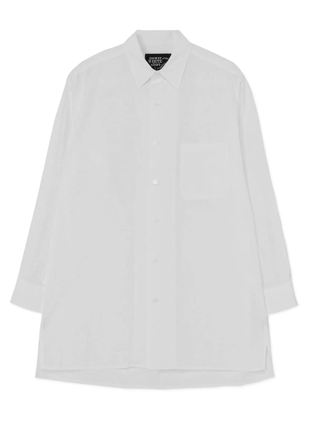 100/2 COTTON BROADCLOTH CLASSIC OVERSIZED SHIRT bohemian flair Reinforced Shoulders