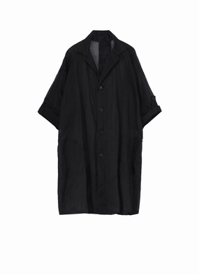 Stretch Comfort Design Quilted Interior COTTON ORGANZA LAWN SIDE GATHER DETAIL COAT B