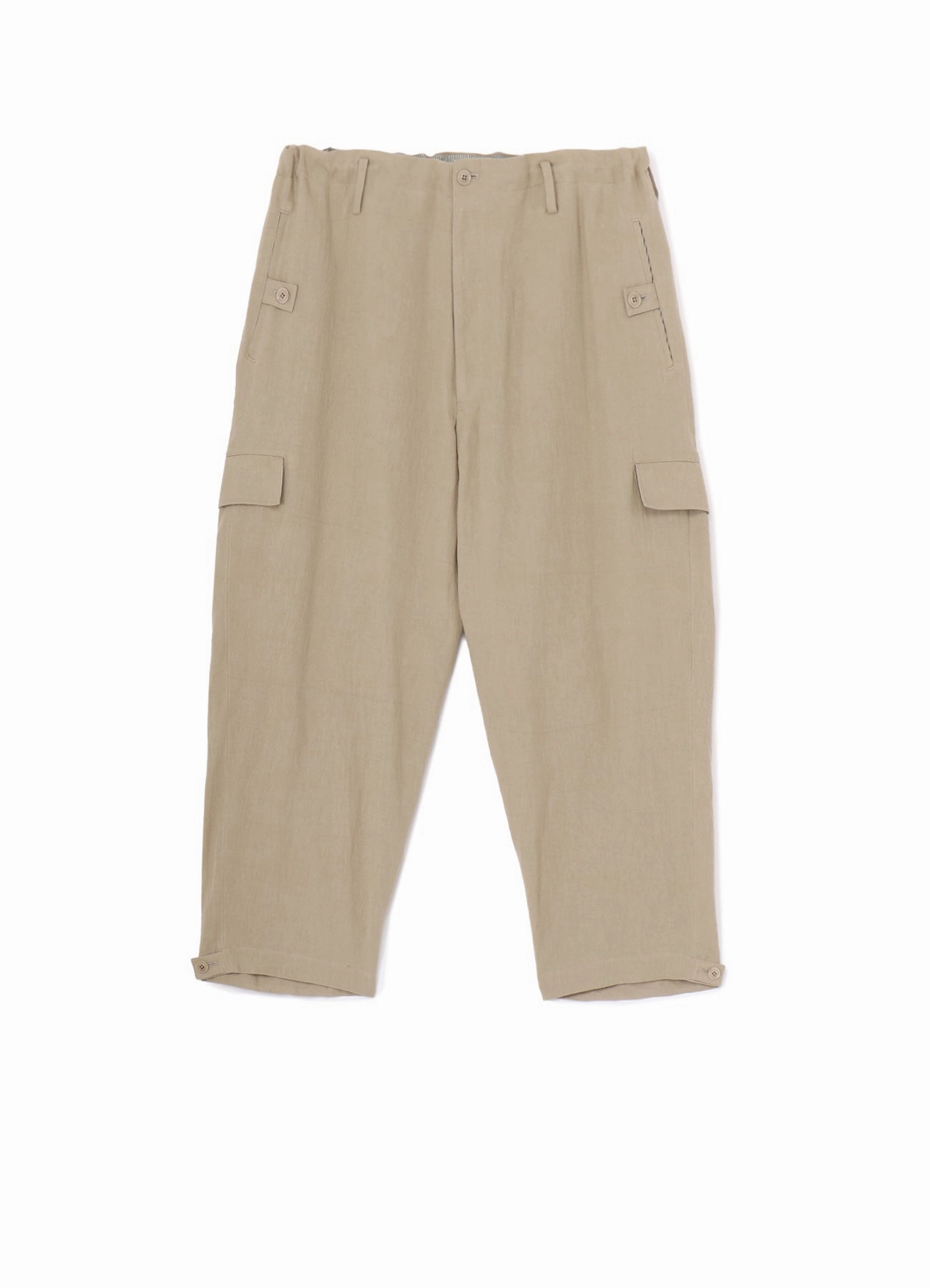 QuickReleaseClosures Quick Dry Fit COTTON LINEN VIYELLA WIDE PANTS WITH TAB