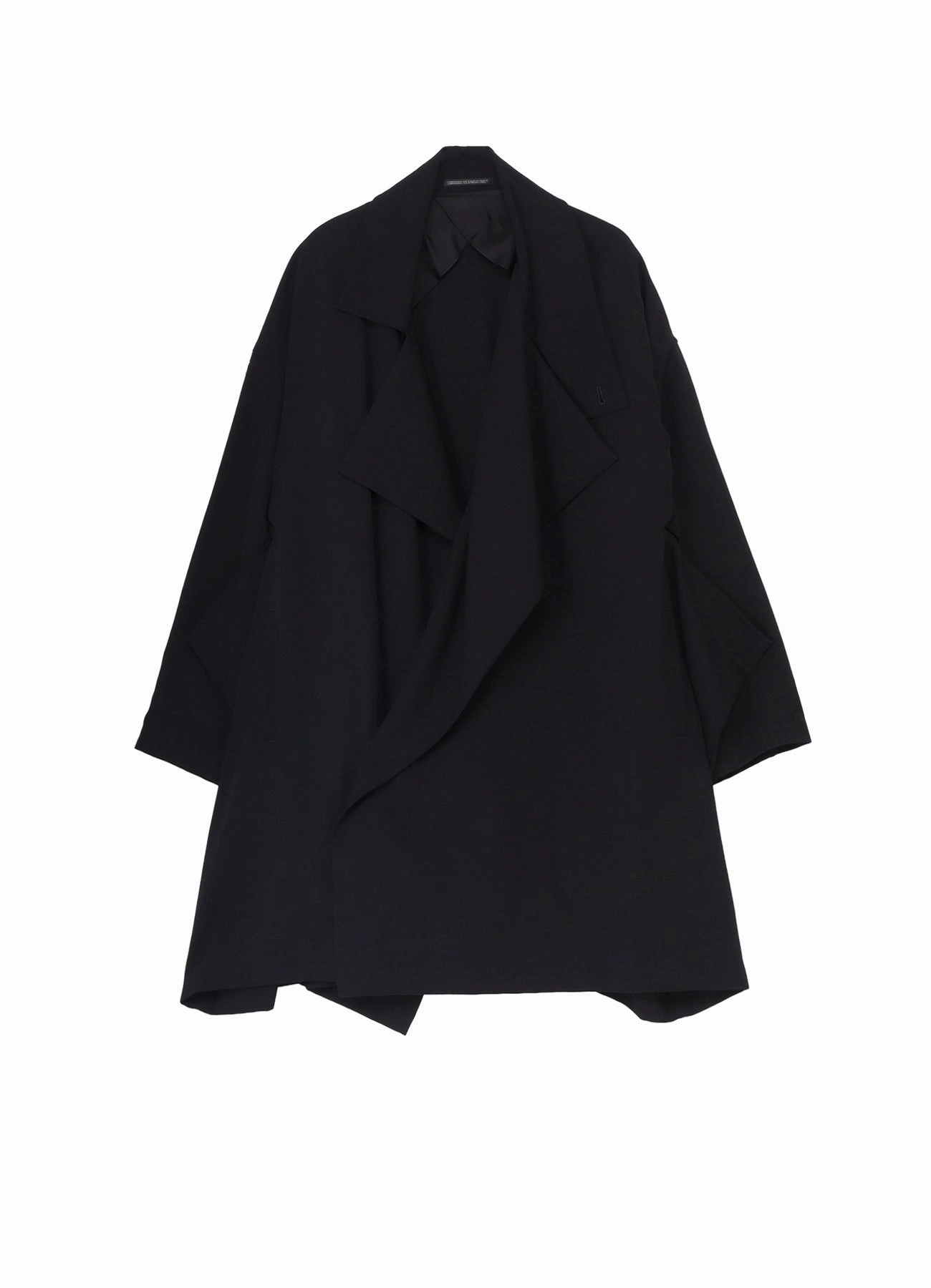 WOOL GABARDINE SMOOTH COAT Changeable Style Clean Silhouette