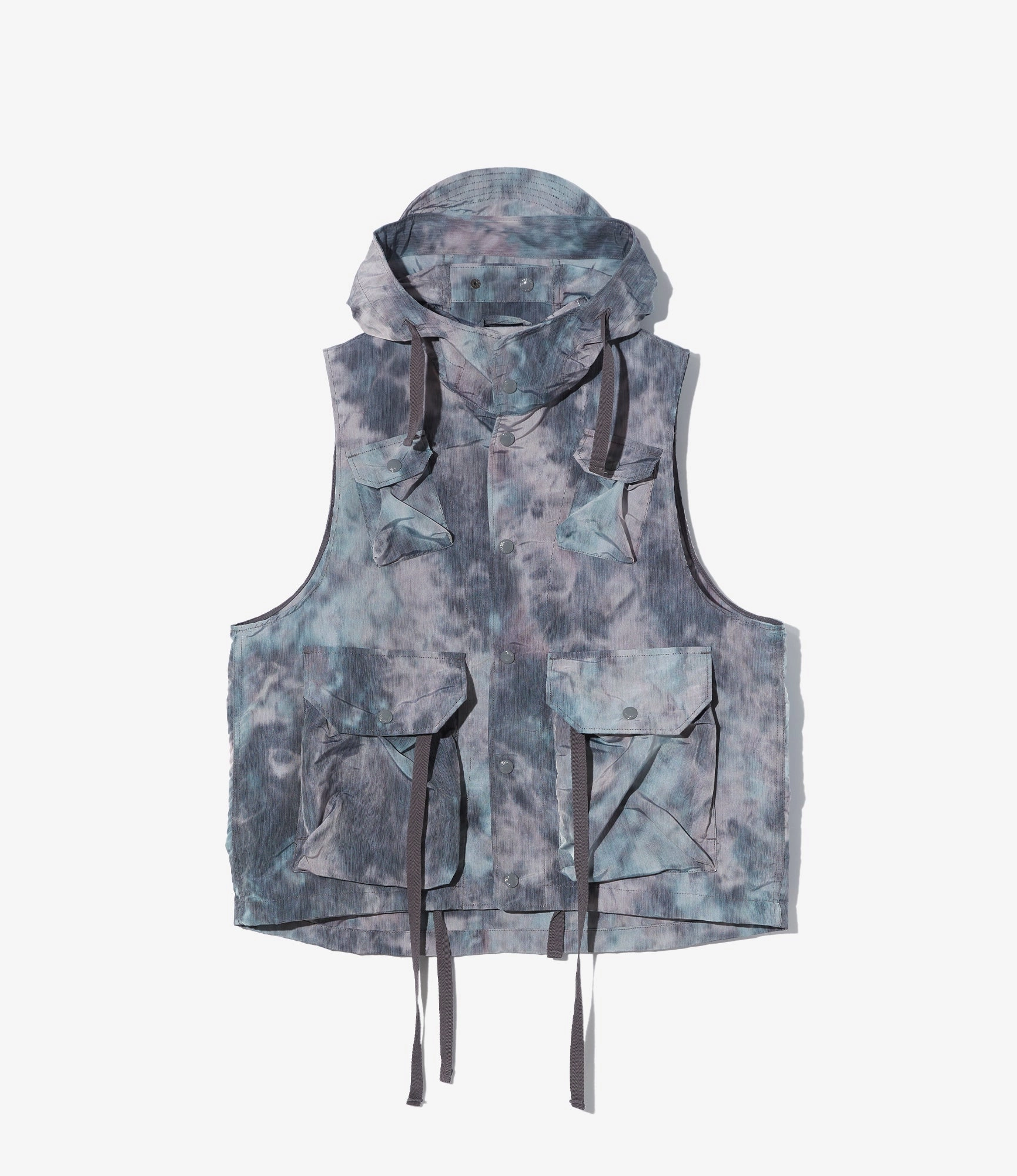Mountain - capable Field Vest ?C Charcoal Smoke Print Polyester