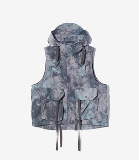 Mountain - capable Field Vest ?C Charcoal Smoke Print Polyester