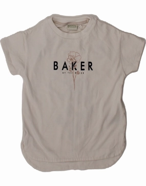 Comfortable fit Quick Dry Technology TED BAKER Baby Girls Graphic T-Shirt Top 12-18 Months White Cotton