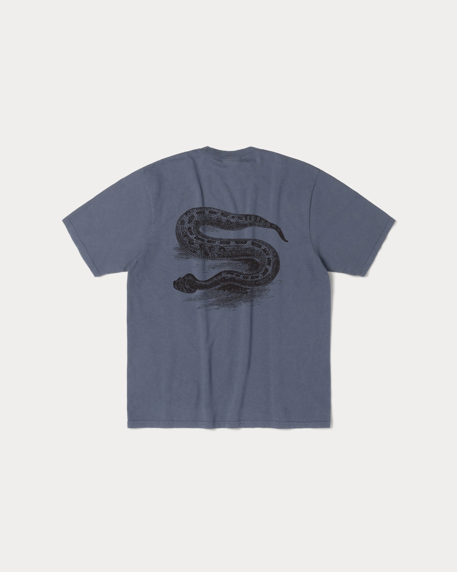 No Slip Shoulder Design SERPENT PIG. DYED TEE