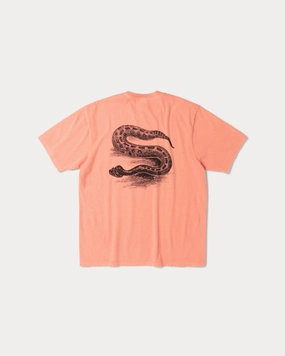 SERPENT PIG. DYED TEE Minimalist Stitching Urban Streetwear