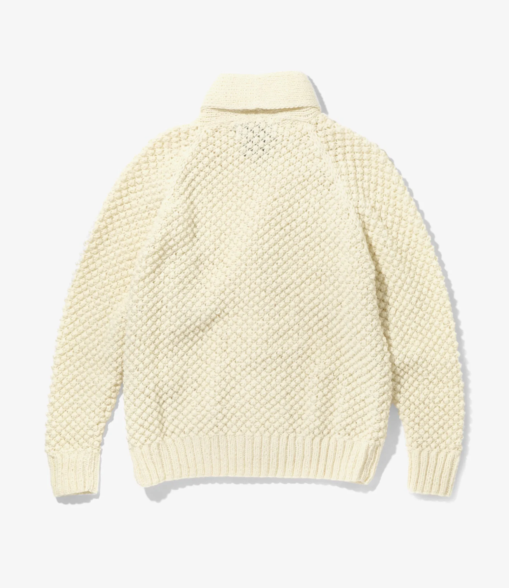 Shawl Collar Popcorn Jacket ?C Natural Warm Layers