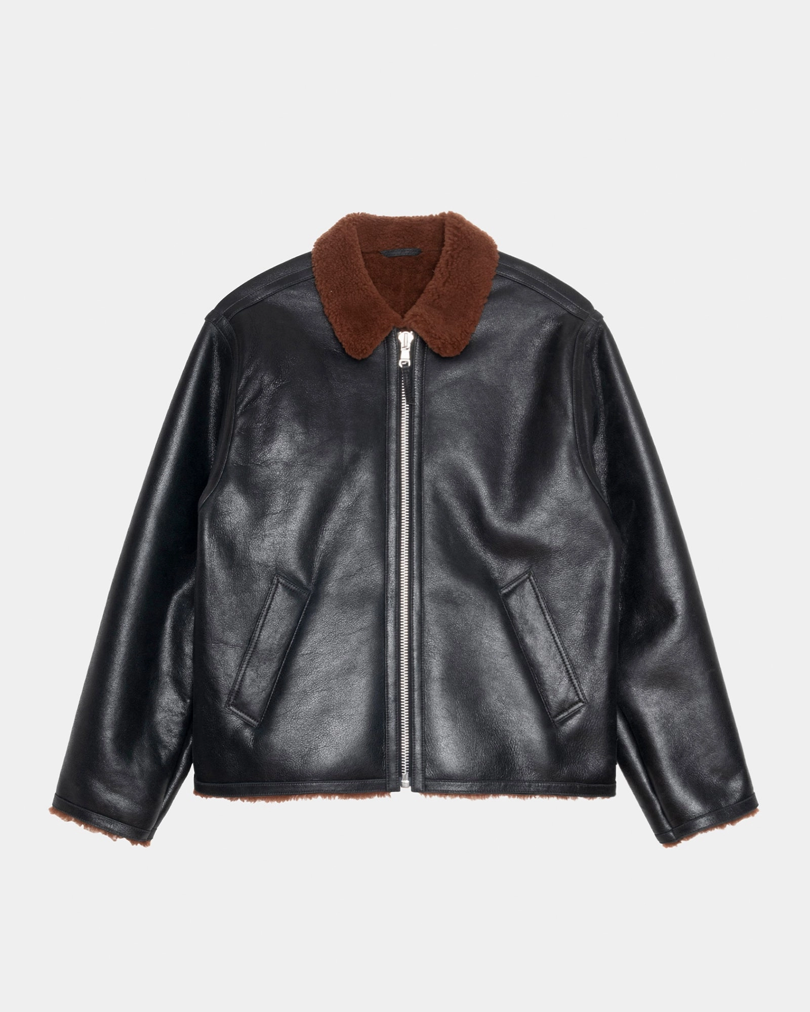 SHEARLING JACKET Reused Cloth Winter Layers