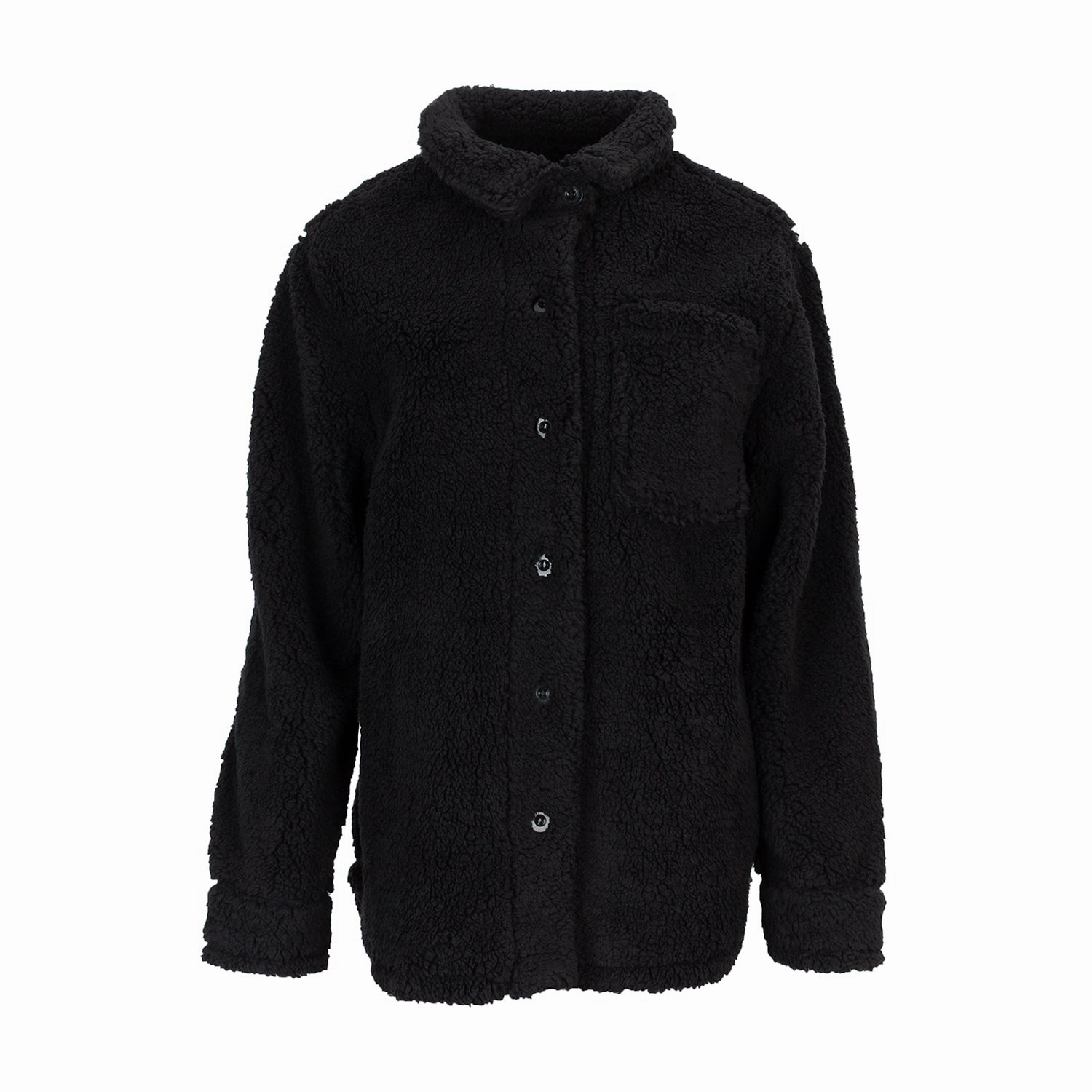 Sherpa Shirt Jacket - Womens Comfort Fit upcycled design