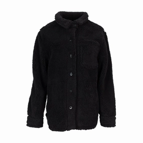 Sherpa Shirt Jacket - Womens Comfort Fit upcycled design