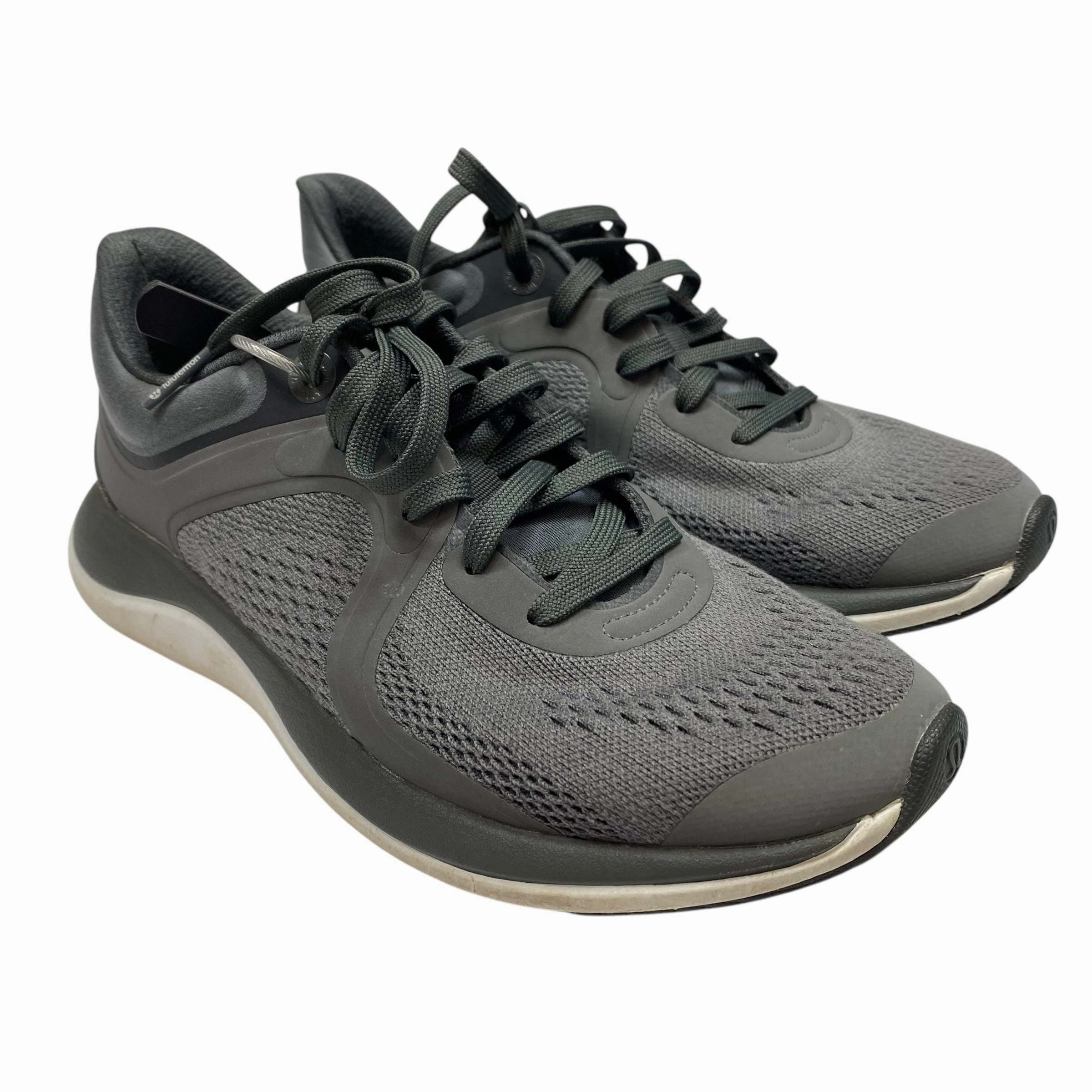 Shoes Athletic By Lululemon In Grey, Size:6 All Terrain Grip Pattern