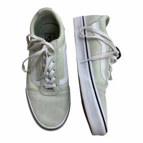 Slip On Style Smooth interior Shoes Athletic By Vans In Green, Size:9.5