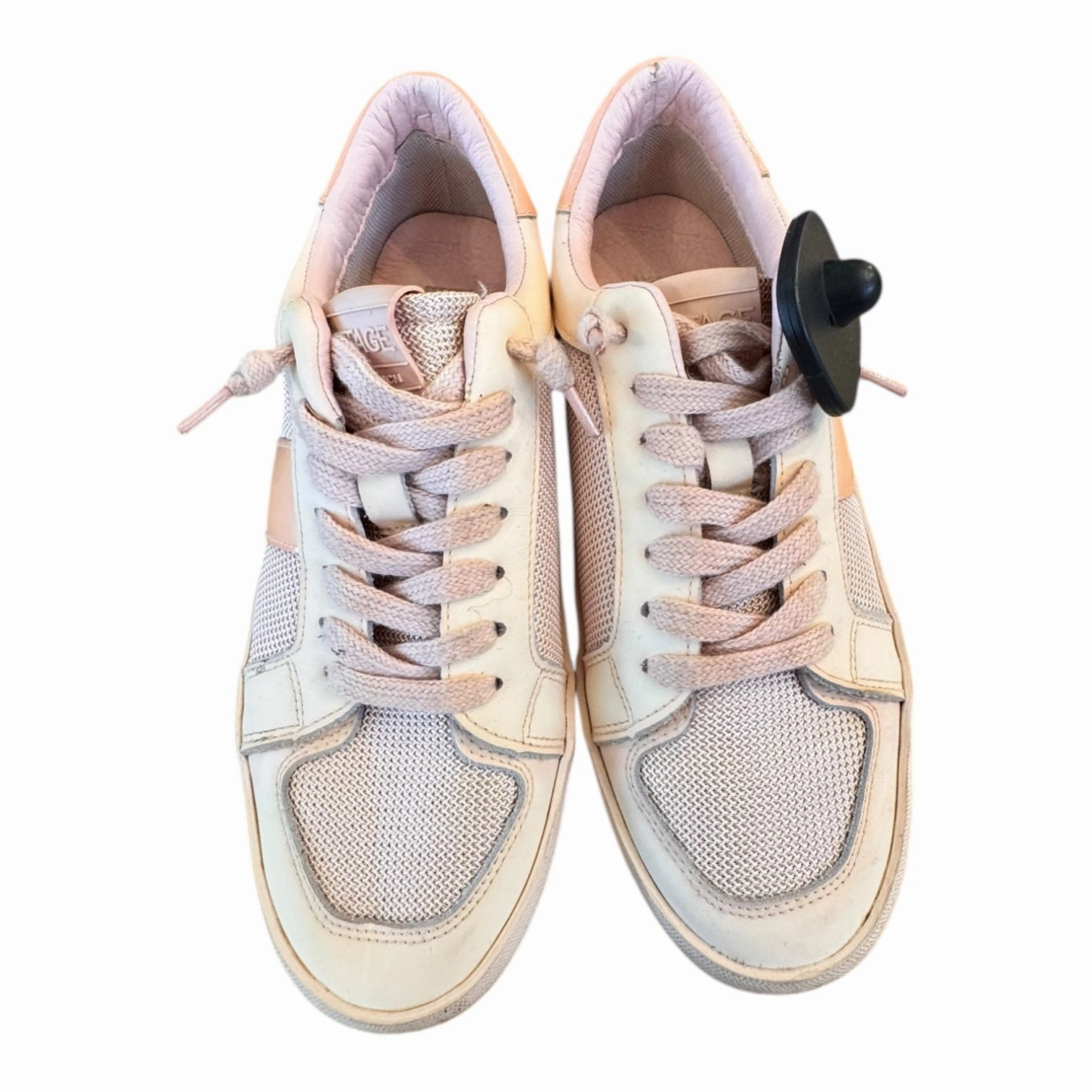 Soft Sole Comfort Synthetic Shoes Athletic By Vintage Havana In Peach, Size:7