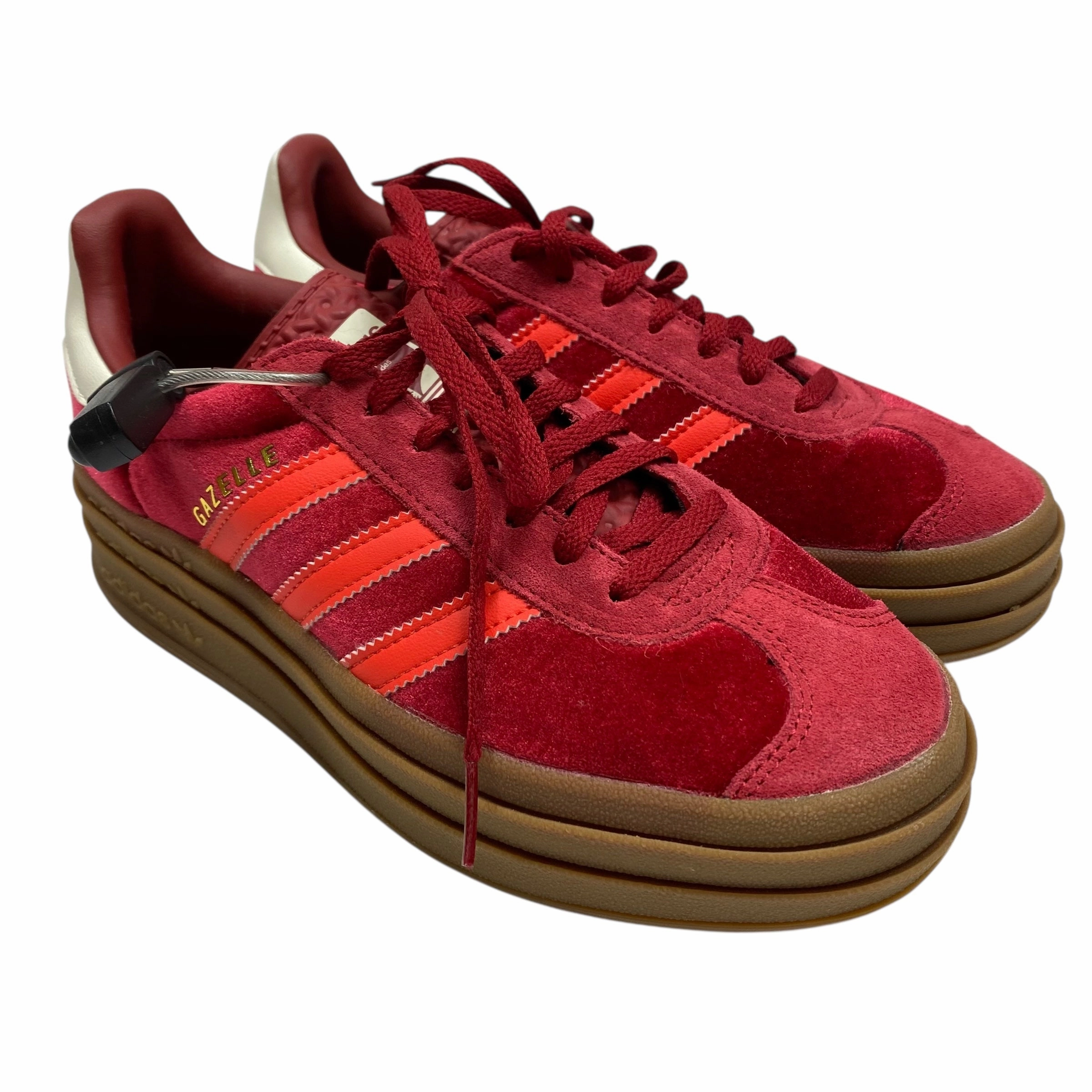 marathon runner shoes Dynamic Load Distribution Shoes Sneakers By Adidas In Red, Size:7