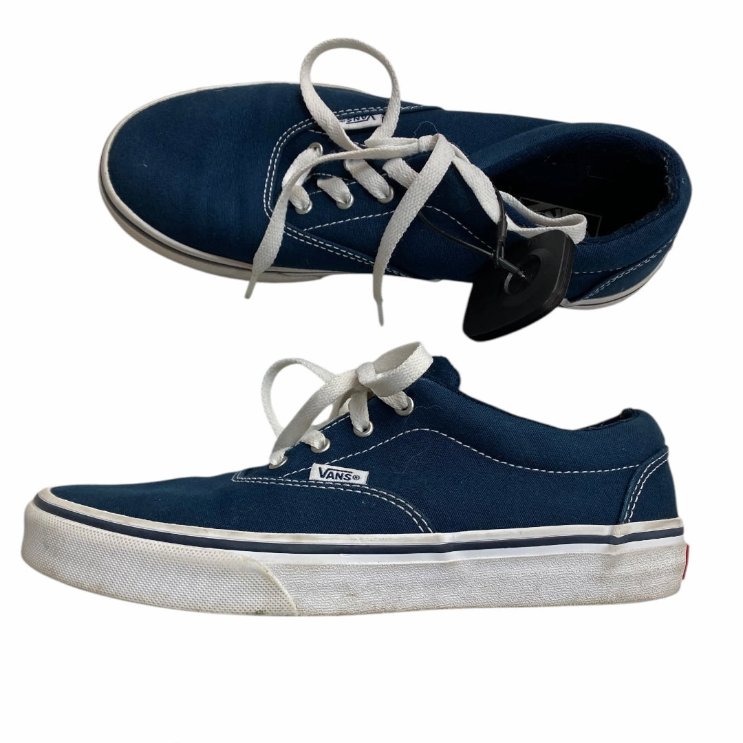Shoes Sneakers By Vans In Blue, Size: 5.5 Cushioned Ankle Collar