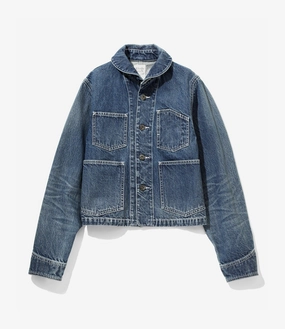 Short Coverall ?C Indigo Denim popular among adults