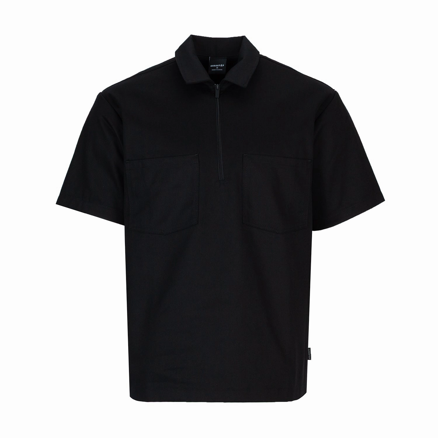 Colorfast Material Short Sleeve Work Shirt -Mens