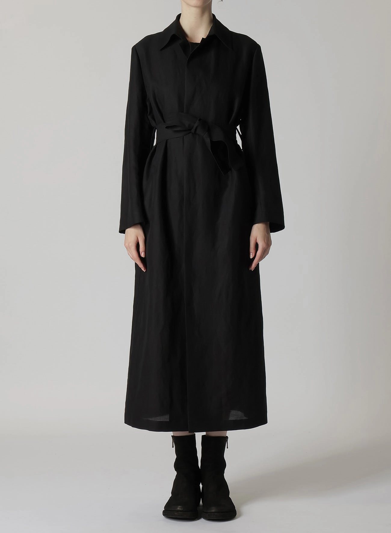 Flatlock stitching BondedSeams C/Li GABARDINE R-DOUBLE PLACKET COAT