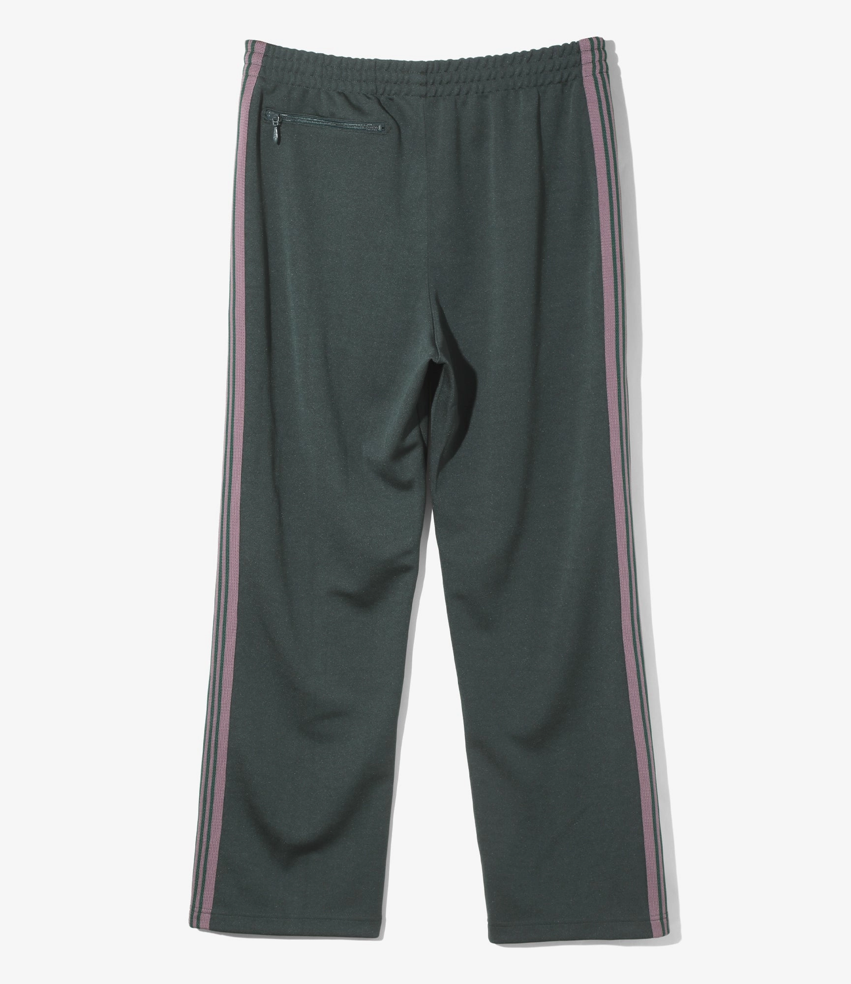 Track Pant ?C Green Smooth Polyester Essential Wearable