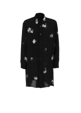 BACK PANELED SLIT BLOUSE Compact Packing