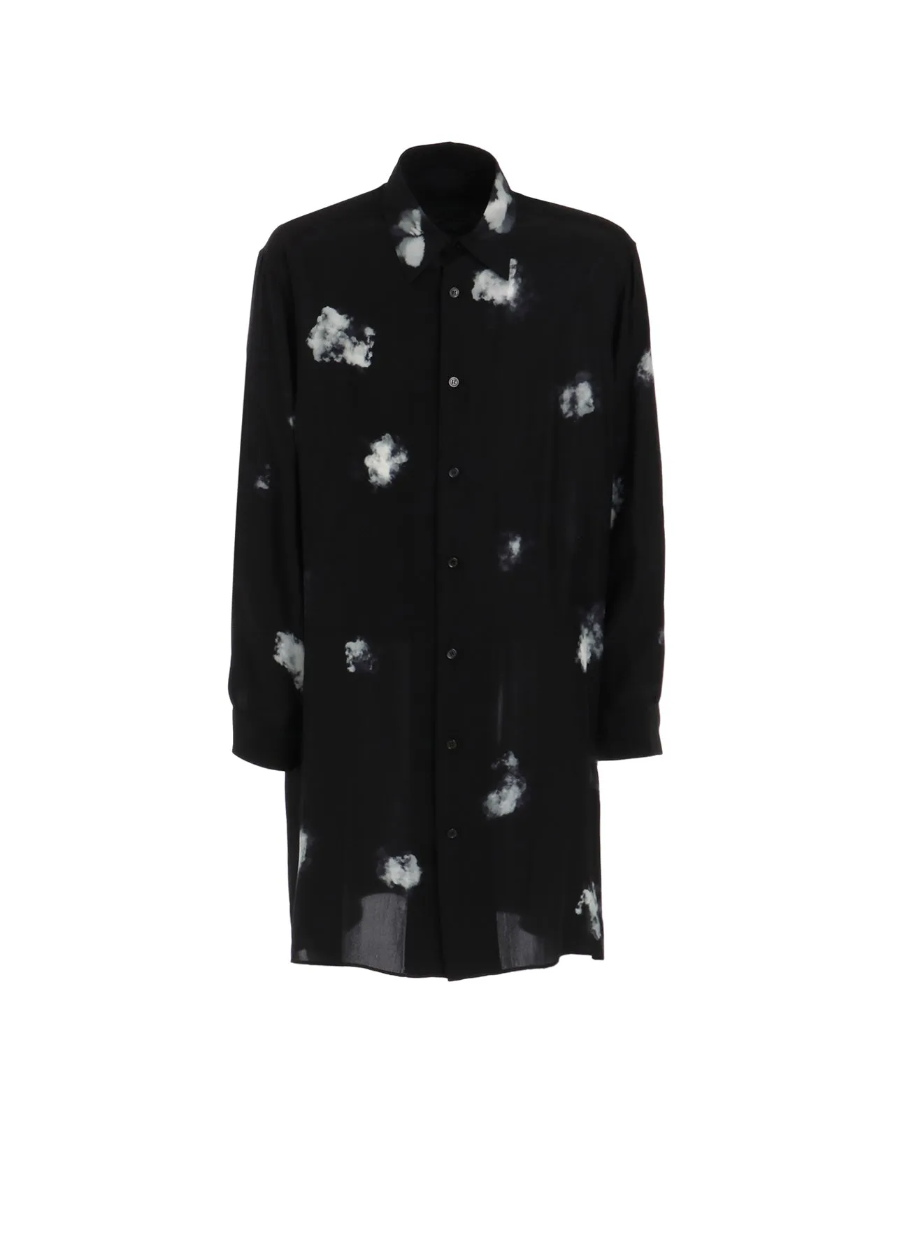 BACK PANELED SLIT BLOUSE Compact Packing