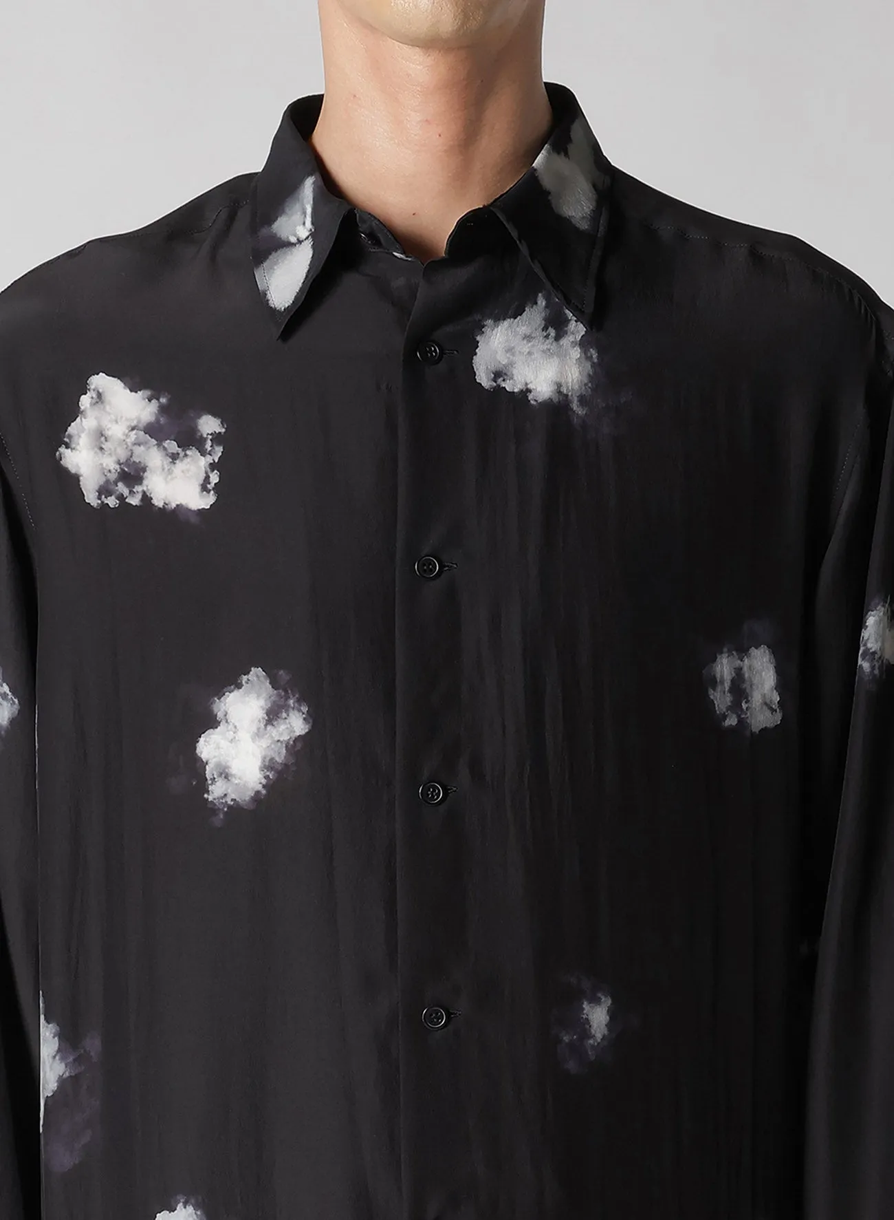 Statement Piece BACK PANELED SLIT BLOUSE