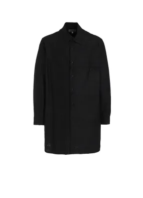 Corporate Retreat Non Restrictive Fit SILK BLK ROUND HEM BLOUSE