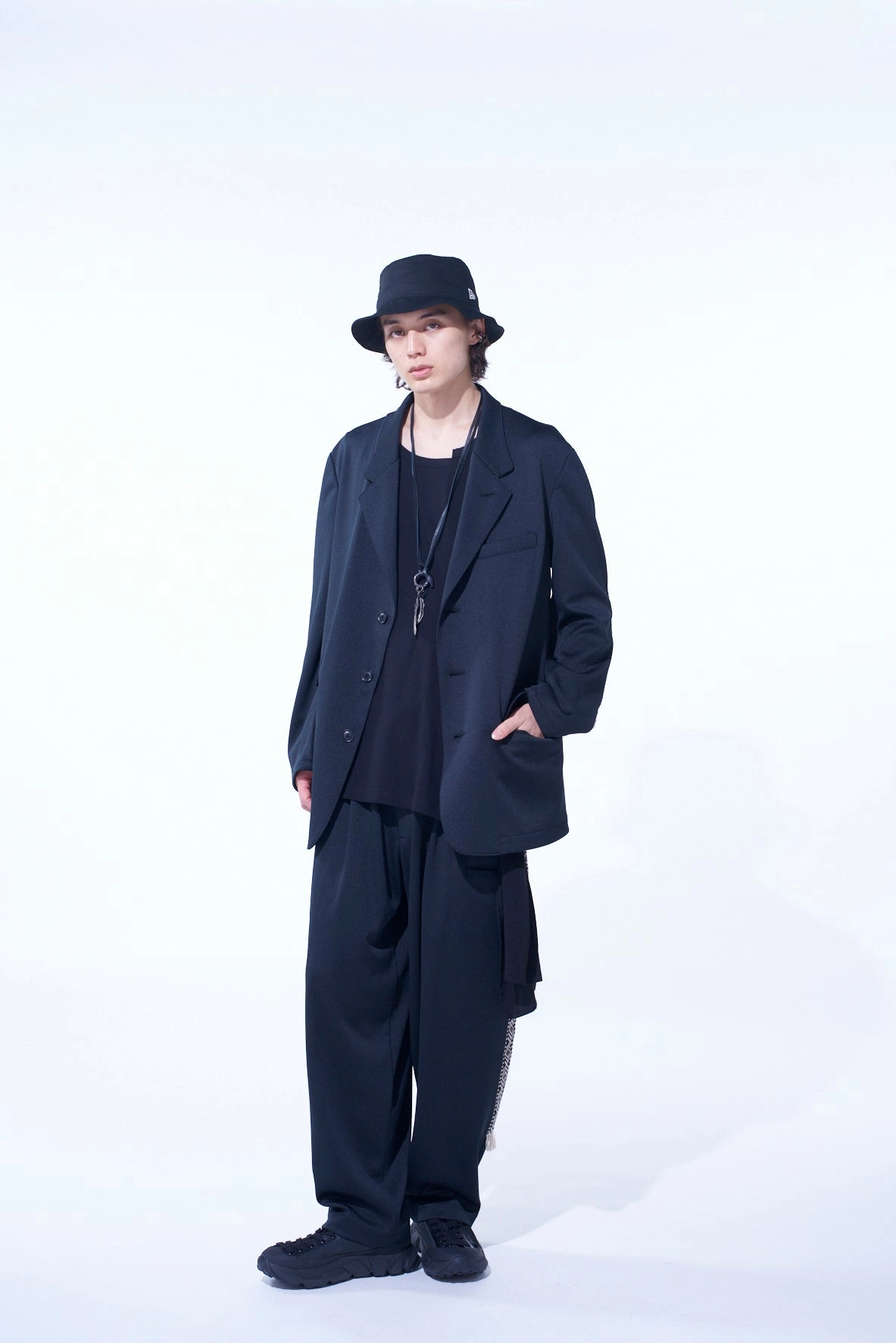 PE/SMOOTH JERSEY 3BS JACKET WITH TYROLEAN TAPES Tailored Silhouette kids'