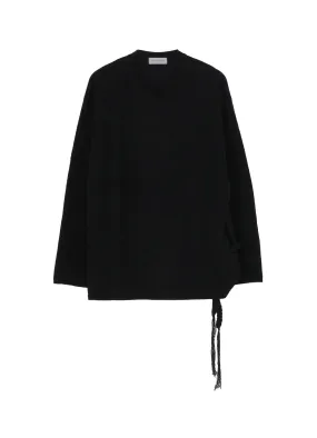 7G1P PLAIN STITCH WITH STRING STRING ROUND NECK PO Cold Daywear