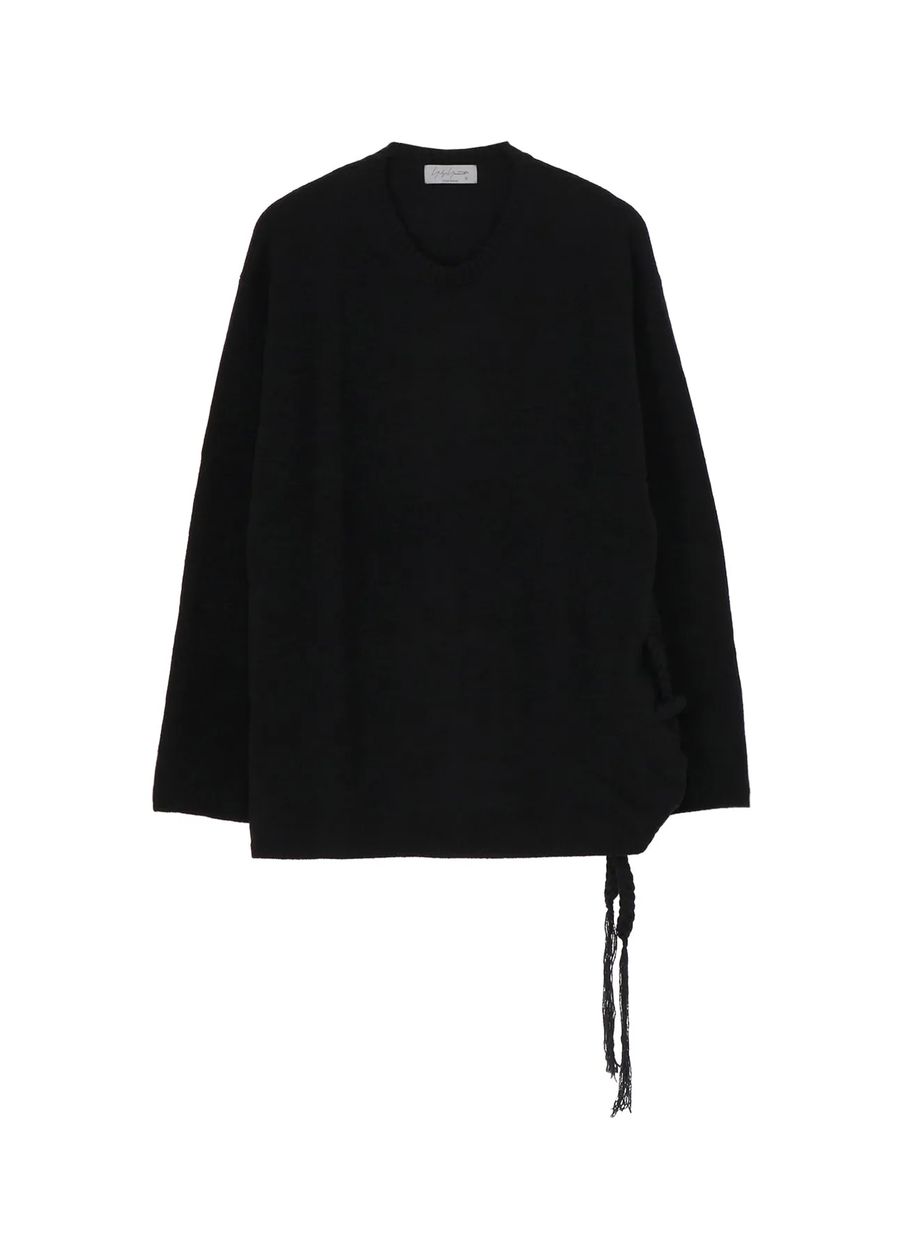 7G1P PLAIN STITCH WITH STRING STRING ROUND NECK PO Cold Daywear