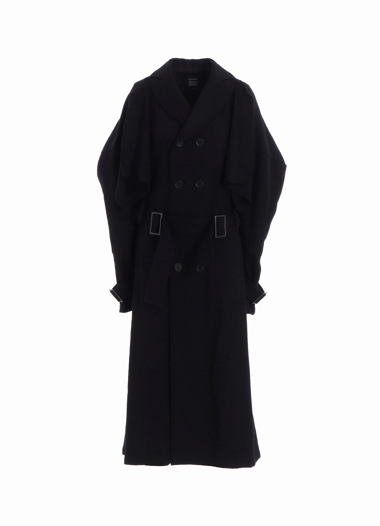 SHRINKED SERGE TRENCH COAT WITH BELT Cozy Wear