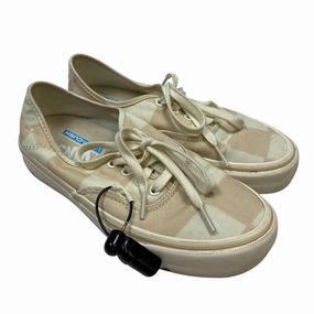 Shoes Sneakers By Vans In Cream & Pink, Size: 6 Responsive Midsole Technology Flexible Footwear