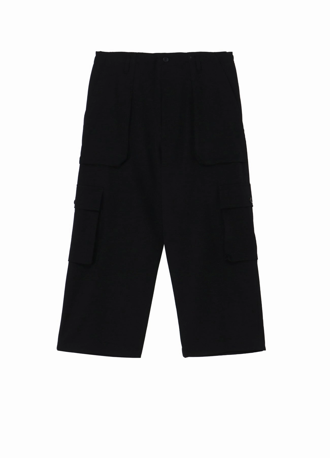 ErgonomicStitching WOOL GABARDINE POCKET DETAIL PANTS