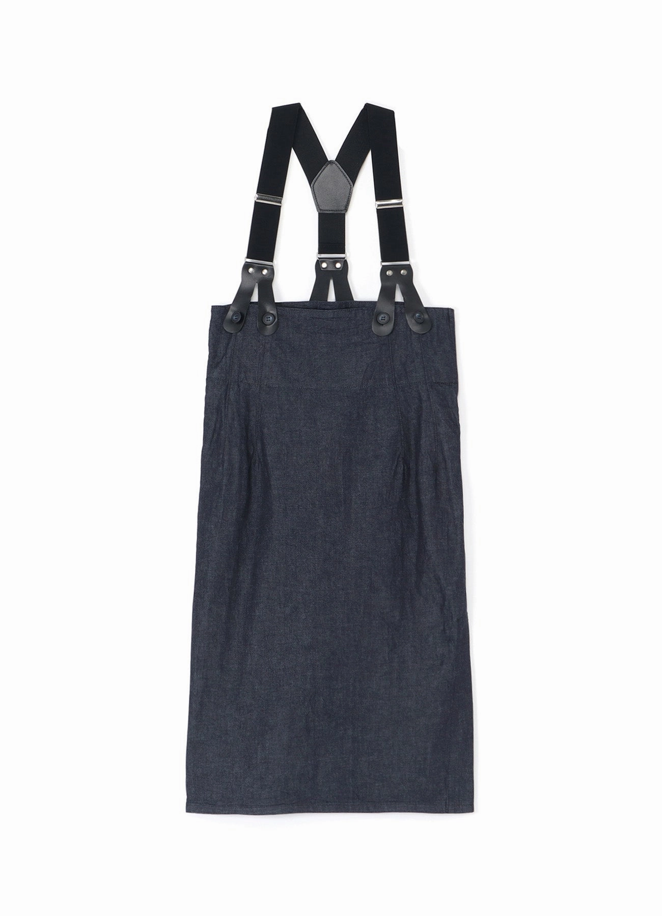 DENIM SUSPENDER TIGHT SKIRT Smooth Wear Comfortable Shape