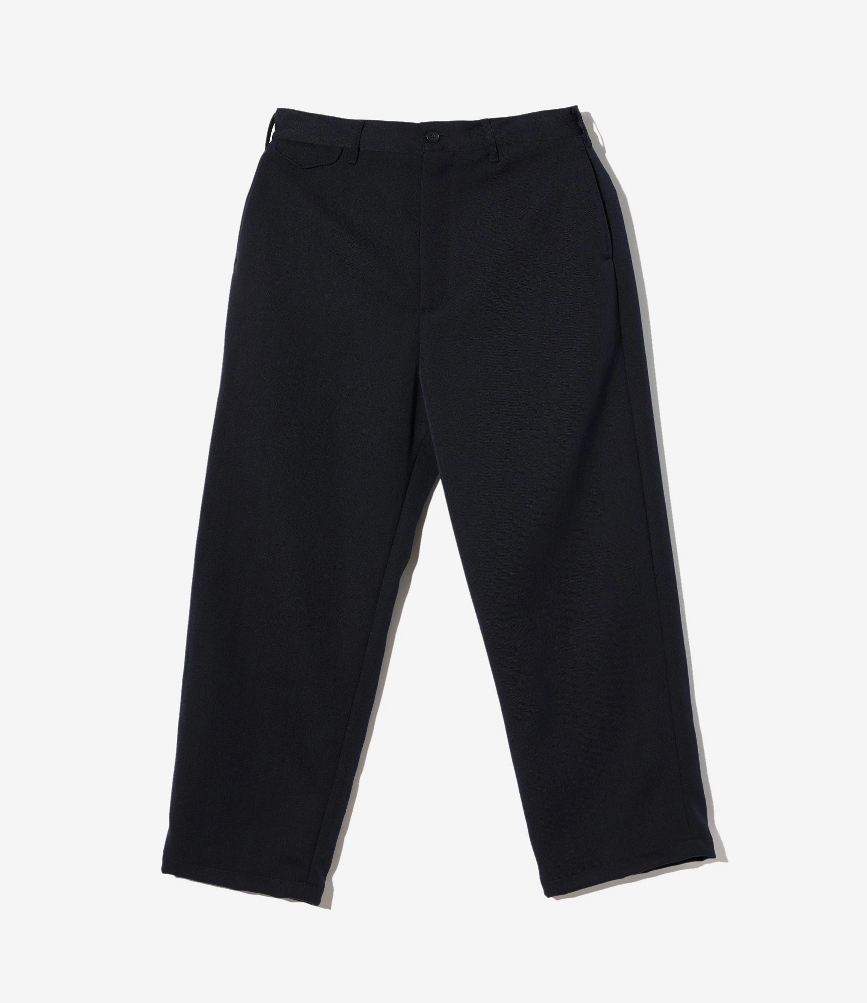 Officer Pant ?C Dark Navy Heavy Wool Elastique Non Restrictive Fit Comfy Wearable