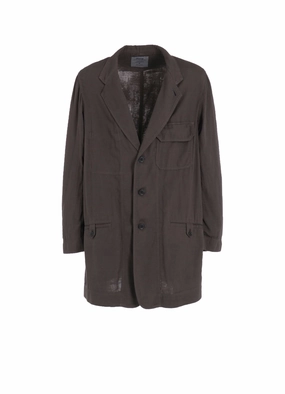 Double Gauze Long Work Jacket Performance Outerwear