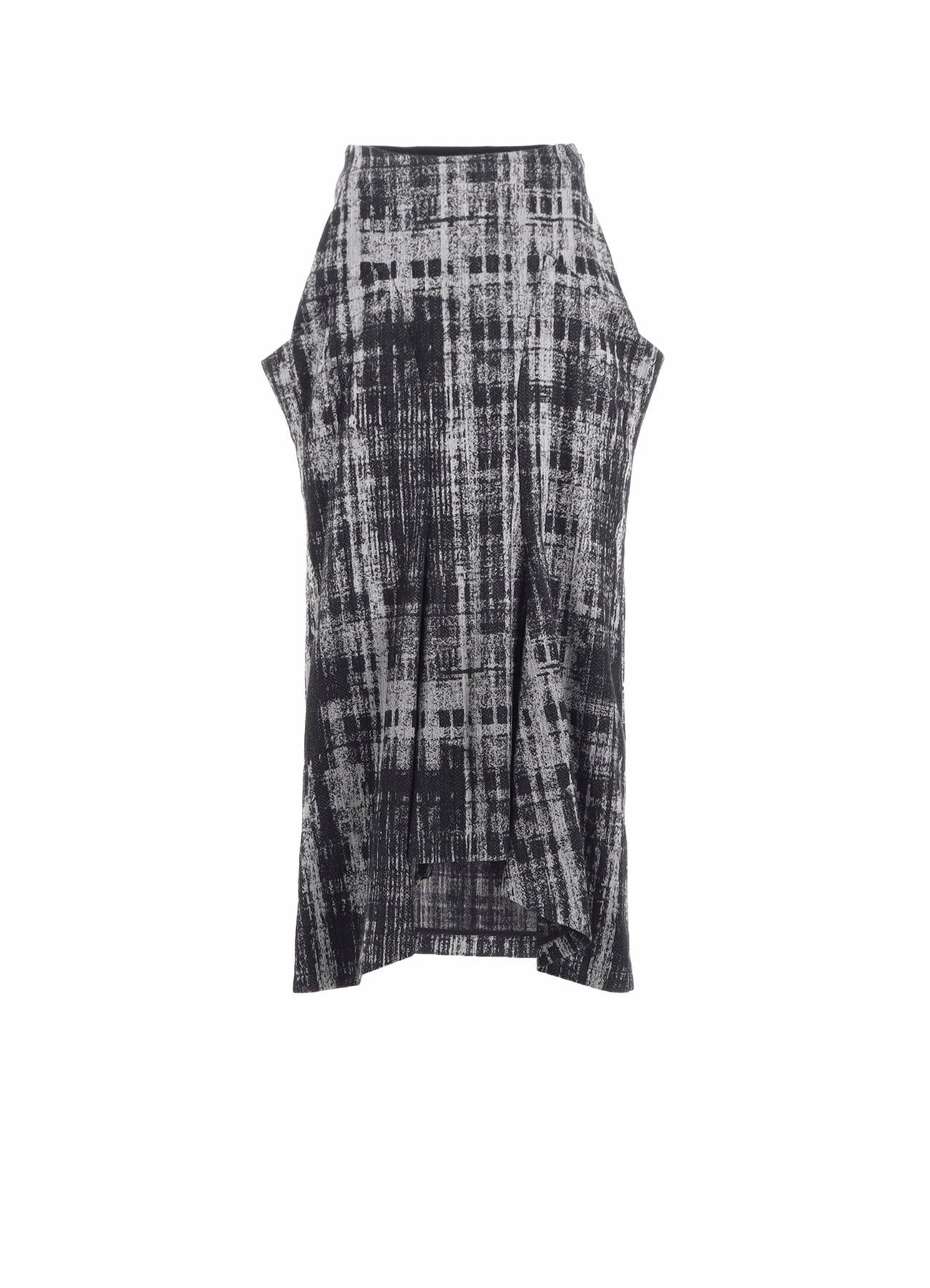 Modest Light FADED PLAID JACQUARD DROP SKIRT