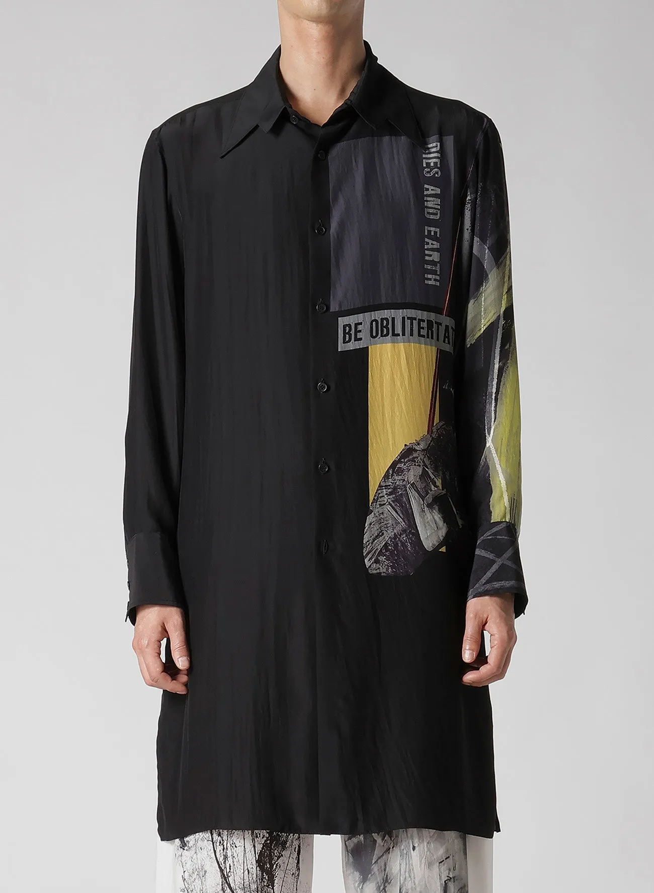 CUTTING COLLAR  PRINTED BLOUSE Petite Option Personalized Touch