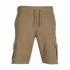 warm tones French Terry Cargo Shorts - Mens