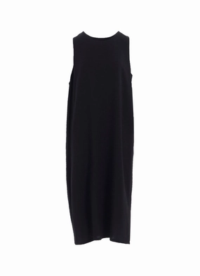 WOOL SERGE SLEEVELESS DRESS Polished Wear Bohemian style